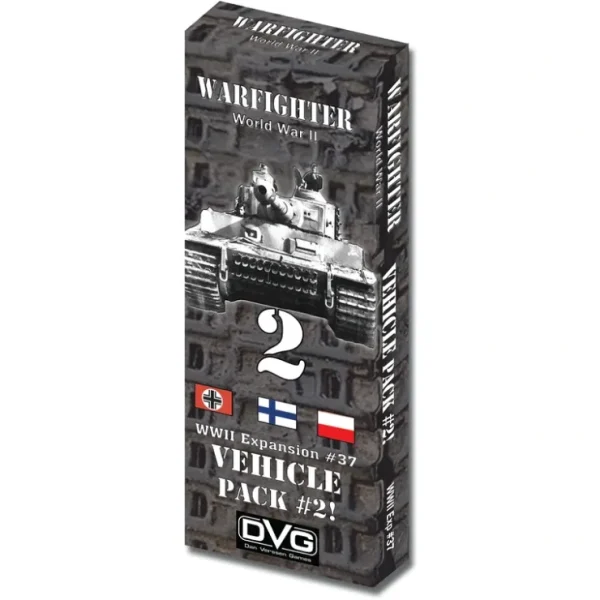 Shop Warfighter WWII Expansion 37: Vehicle #2 DV1 036AR - Miniature Marvels: Airplane Models & Painted Dice Board Game