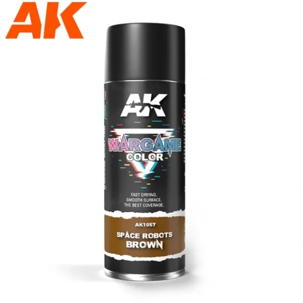 Online Wargame Color: Space Robots Brown Spray LTG AK-1057 - Miniature Marvels: Airplane Models & Painted Dice Paint