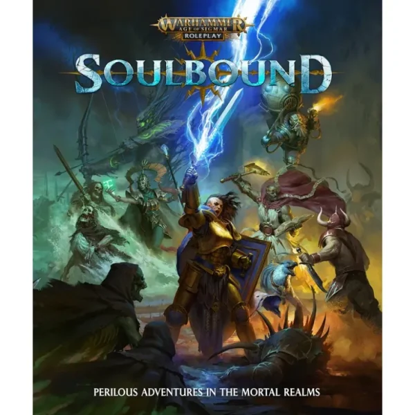 Discount Warhammer Age of Sigmar - Soulbound RPG: Rulebook CB7 2500 - Miniature Marvels: Airplane Models & Painted Dice Role-playing Game