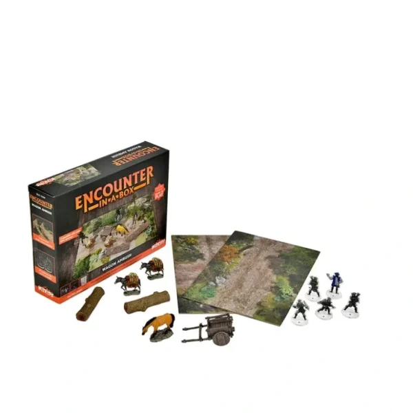 Online WarLock Tiles - WizKids 4D Settings: Encounter in a Box - Wagon Ambush WZK 76500 - Miniature Marvels: Airplane Models & Painted Dice Miniature