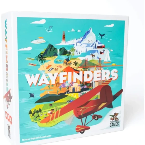 Cheap Wayfinders PAN 201908 - Miniature Marvels: Airplane Models & Painted Dice Board Game