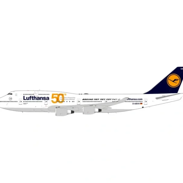 Cheap WB Models WB-747-4-061 1:200 Lufthansa Boeing 747-400 LOW STOCK - Miniature Marvels: Airplane Models & Painted Dice Airplane Model