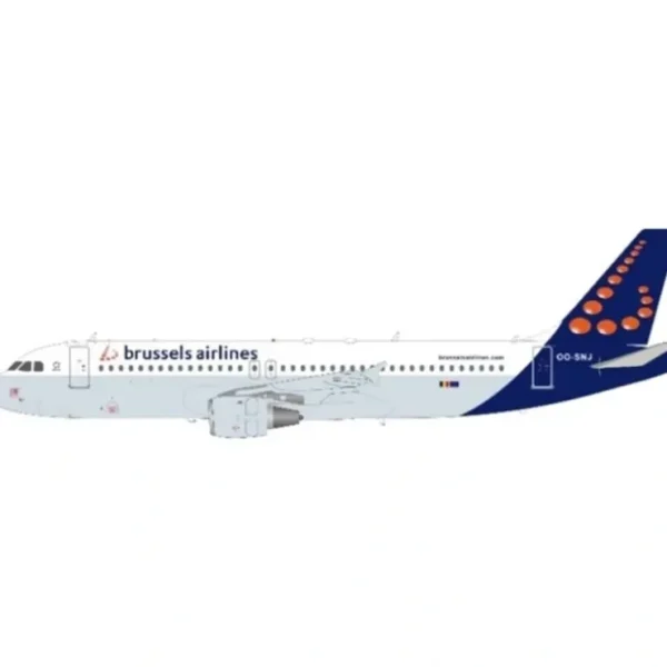 Best WB Models WB-A320-027 A320 Brussels Airlines OO-SNJ - Miniature Marvels: Airplane Models & Painted Dice Airplane Model