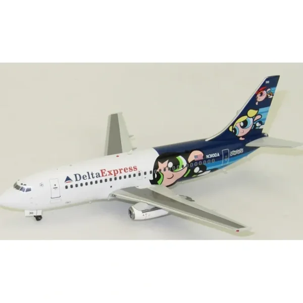 *WB Models WB-737-130DA 1:200 Delta Express Boeing 737-200 - Miniature Marvels: Airplane Models & Painted Dice* Airplane Model