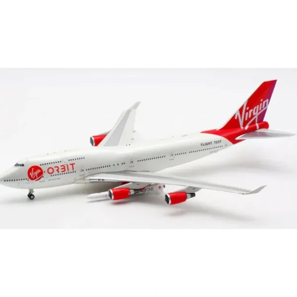 Shop WB Models WB-VR-ORBIT 1:200 Virgin Boeing 747-400 - Miniature Marvels: Airplane Models & Painted Dice Airplane Model