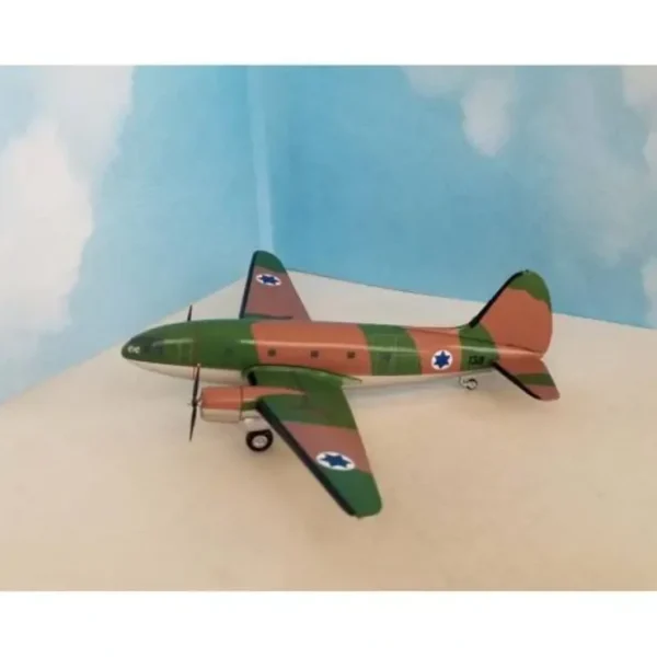 Shop Western Models WM211341 1:200 Israel Air Force Curtiss C-46 138 - Miniature Marvels: Airplane Models & Painted Dice Airplane Model