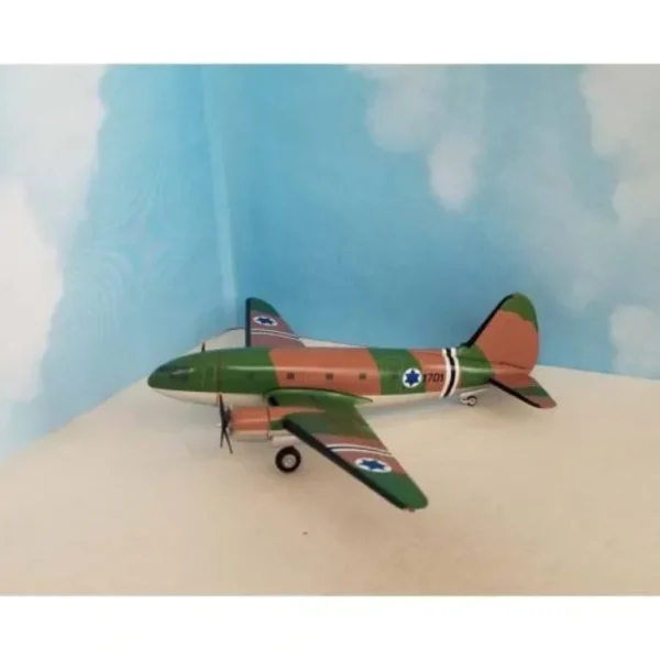 Western Models WM211342 1:200 Israel Air Force Curtiss C-46 1701 - Miniature Marvels: Airplane Models & Painted Dice* Airplane Model