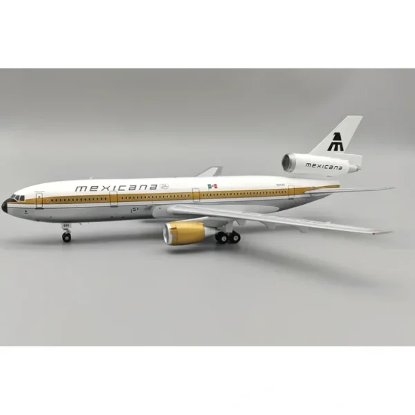 Shop Whitebox Models WB-DC10-045P 1:200 Mexicana McDonnell Douglas DC-10-15 N10045 - Miniature Marvels: Airplane Models & Painted Dice Airplane Model