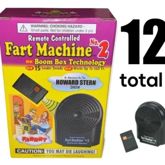 Outlet Wholesale Lot of 12 Fart Machine #2 with remote - Prank Novelty Gag ~(1 dozen) - Miniature Marvels: Airplane Models & Painted Dice Egpull