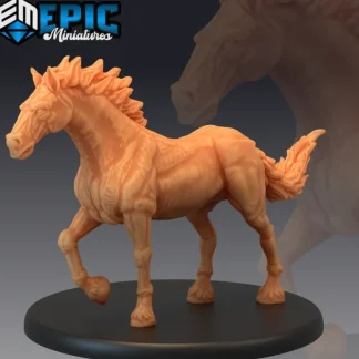 Best Wild Horse Trotting - Miniature Marvels: Airplane Models & Painted Dice Miniature