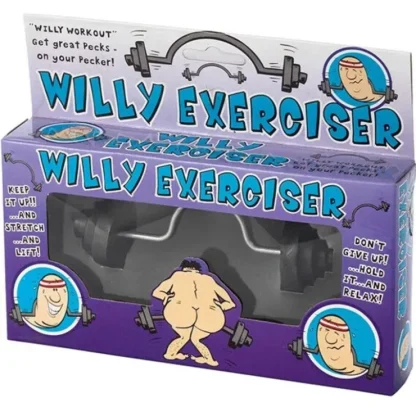 Store WILLY PECKER EXERCISER Dumbbell - Over Hill Adult Gag Joke Novelty Gift - Miniature Marvels: Airplane Models & Painted Dice Egpull