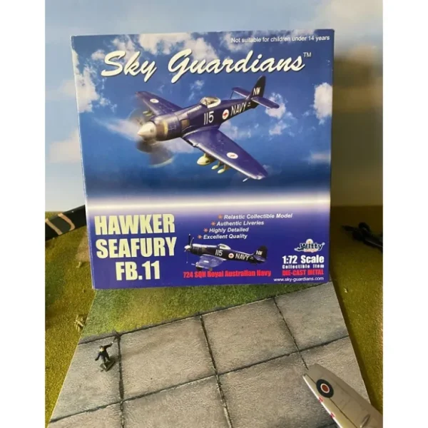 Outlet Witty Wings WTW72-015-004 1:72 Hawker Sea Fury FB11 Royal Australian Navy - Miniature Marvels: Airplane Models & Painted Dice Airplane Model