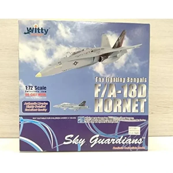 Cheap Witty Wings WTW-72-017-001 1:72 U.S Navy F/A-18D "The Fighting Bengals" - Miniature Marvels: Airplane Models & Painted Dice Airplane Model