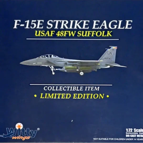 Best Sale Witty Wings WTW-72-006-010 1:72 USAF F-15E 48th FW Lakenheath AB - Miniature Marvels: Airplane Models & Painted Dice Airplane Model
