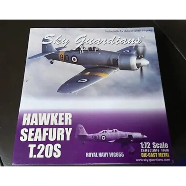 Best Sale Witty Wings WTW72-025-00A 1:72 Hawker Sea Fury T.20S Royal Navy WG655 - Miniature Marvels: Airplane Models & Painted Dice Airplane Model