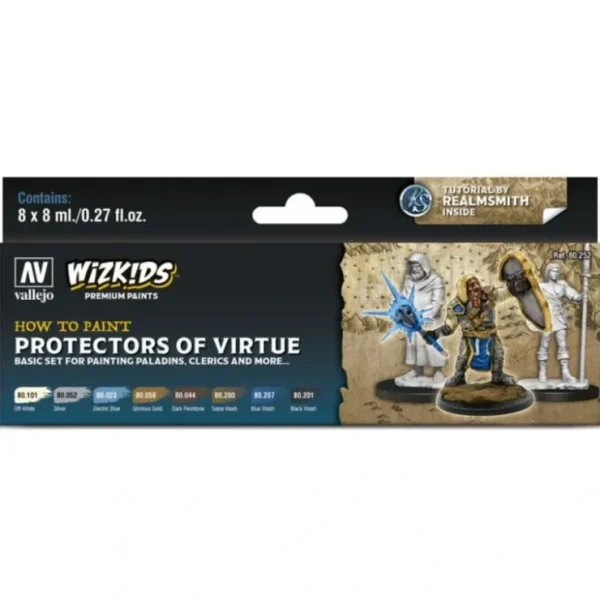 New WizKids Premium: Protectors of Virtue - Miniature Marvels: Airplane Models & Painted Dice Paint