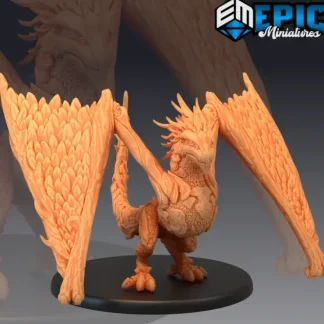 Store Wood Wyvern - Miniature Marvels: Airplane Models & Painted Dice Miniature