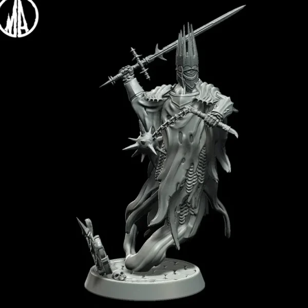 Fashion Wraith King Attacking - Miniature Marvels: Airplane Models & Painted Dice Miniature