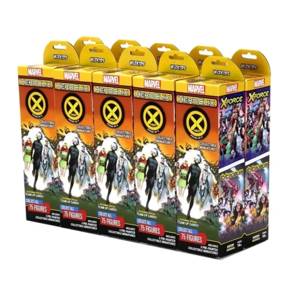 Hot X-Men House of X Booster Brick: Marvel HeroClix WZK 84764 - Miniature Marvels: Airplane Models & Painted Dice Miniature