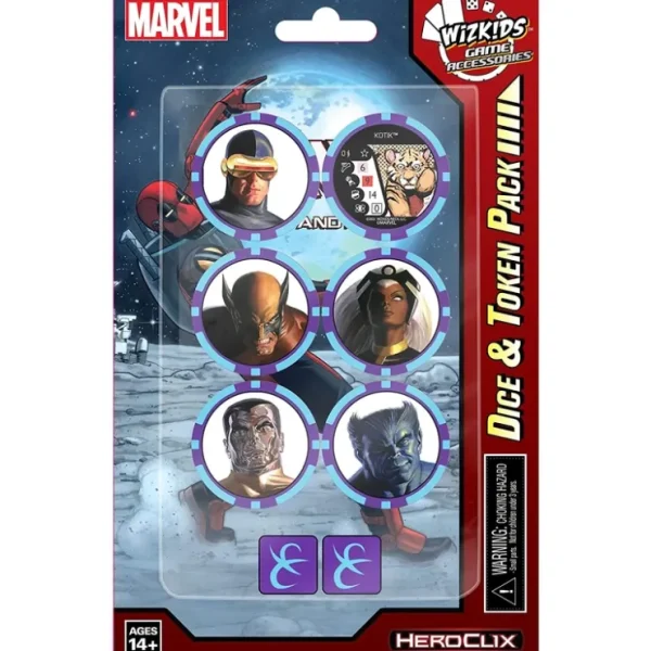 Hot X-Men Rise and Fall Dice and Token Pack: Marvel HeroClix WZK 84792 - Miniature Marvels: Airplane Models & Painted Dice Miniature