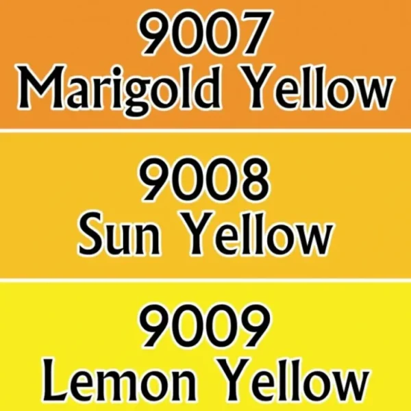 New Yellows: MSP Triads RPR 09703 - Miniature Marvels: Airplane Models & Painted Dice Paint