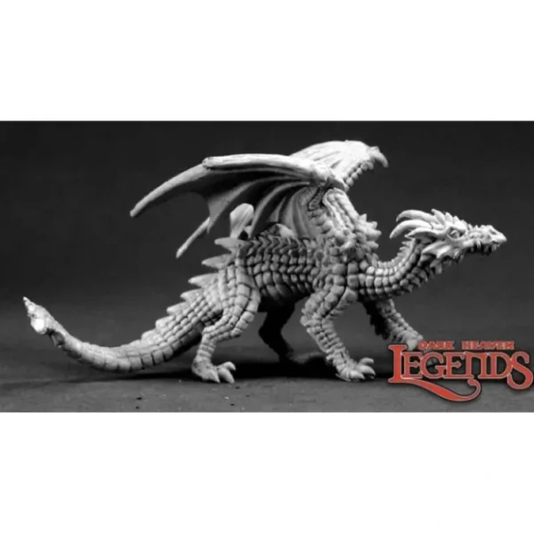 Clearance Young Fire Dragon: Dark Heaven Legends RPR 03332 - Miniature Marvels: Airplane Models & Painted Dice Miniature