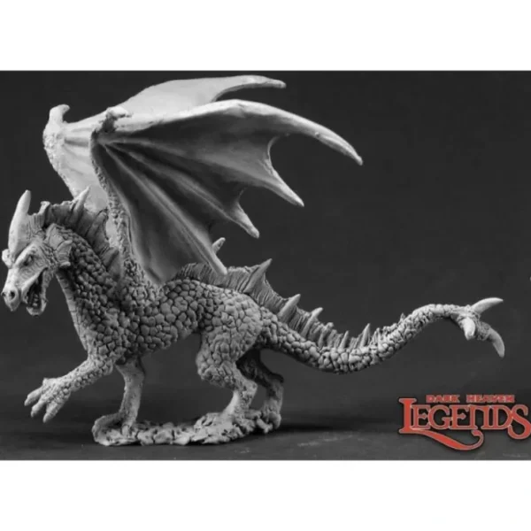 Fashion Young Ice Dragon: Dark Heaven Legends RPR 03338 - Miniature Marvels: Airplane Models & Painted Dice Miniature