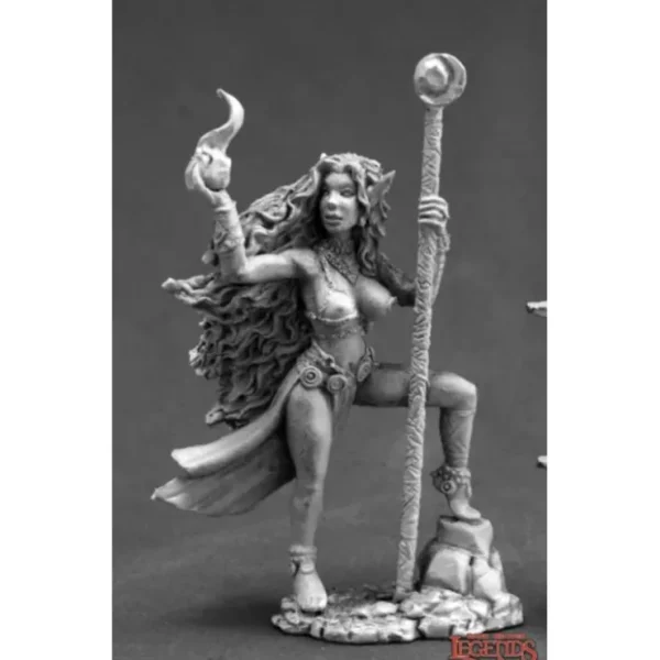 Best Zeldriia, Elf Sorceress: Dark Heaven Legends RPR 03661 - Miniature Marvels: Airplane Models & Painted Dice Miniature