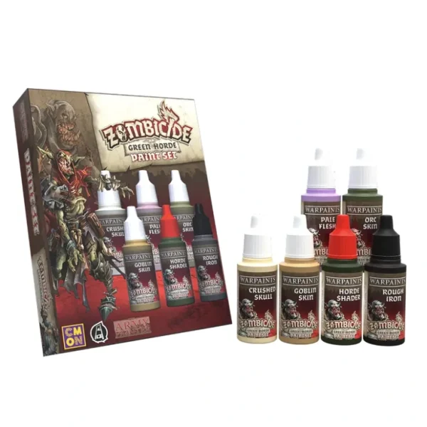 Online Zombicide Green Horde Paint Set: Zombicide Warpaints TAP WP8031 - Miniature Marvels: Airplane Models & Painted Dice Paint