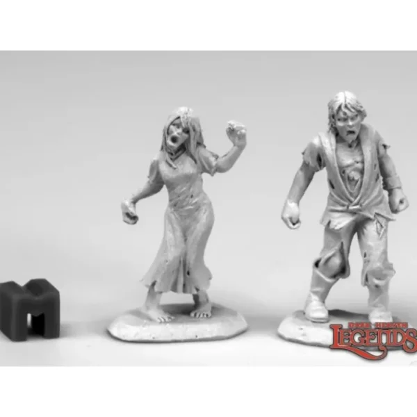 Outlet Zombie Teens (2): Dark Heaven Legends RPR 03904 - Miniature Marvels: Airplane Models & Painted Dice Miniature