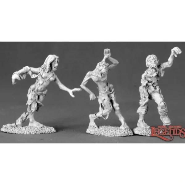 Outlet Zombies (3): Dark Heaven Legends RPR 03471 - Miniature Marvels: Airplane Models & Painted Dice Miniature